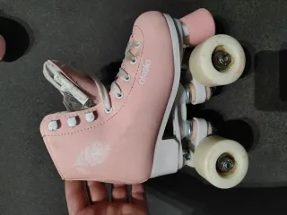 Patines 4 ruedas niña rosa