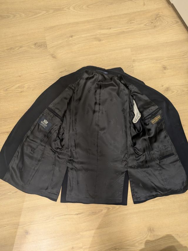 Americana Boggi Milano Talla 48 Azul