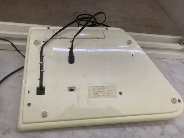 Segreteria telefonica SIP vintage beige/grigio