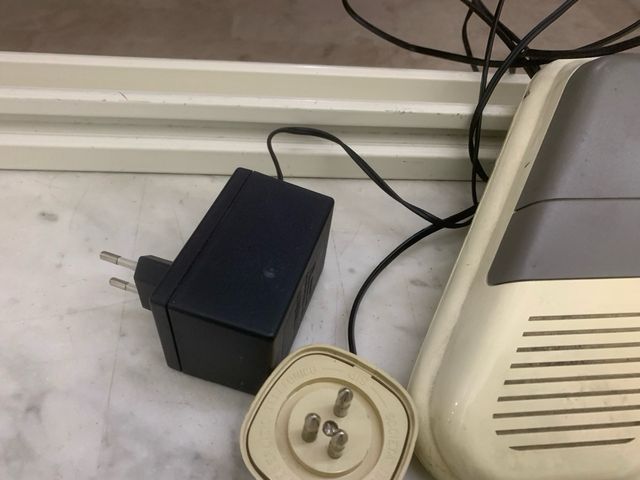 Segreteria telefonica SIP vintage beige/grigio