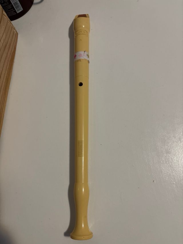 Flauta escolar color beige