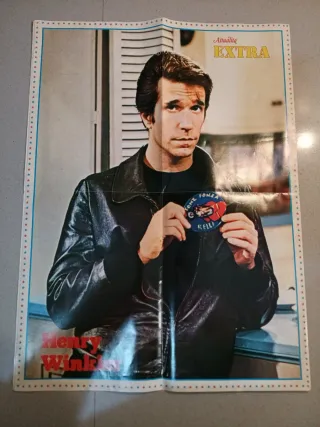 Rivista Happy Days con poster Henry Winkler