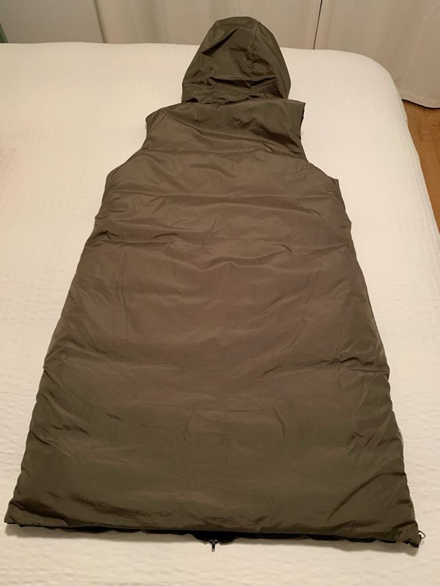 Chaleco plumas reversible ZARA Talla S