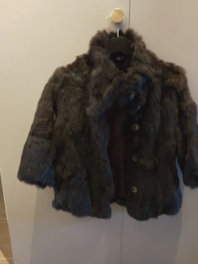 Chaqueta Pelo GAS Negra/Marrón