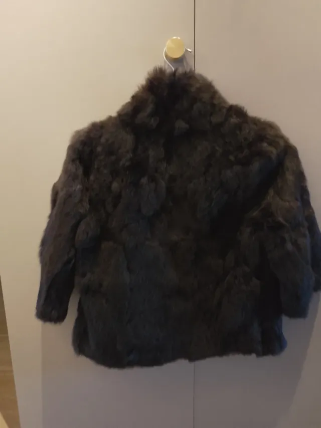 Chaqueta Pelo GAS Negra/Marrón