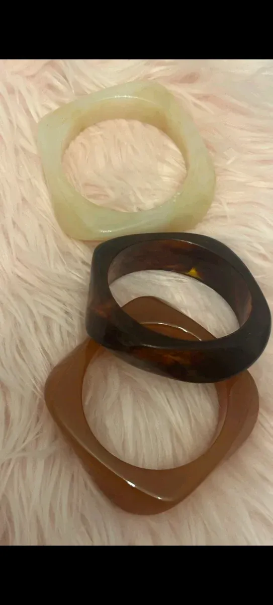 Pack 3 Pulseras Resina