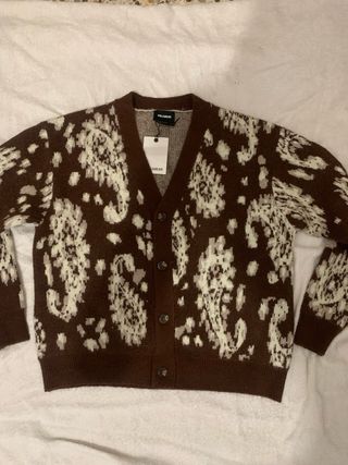 Jersey Pull&Bear estampado marrón y blanco