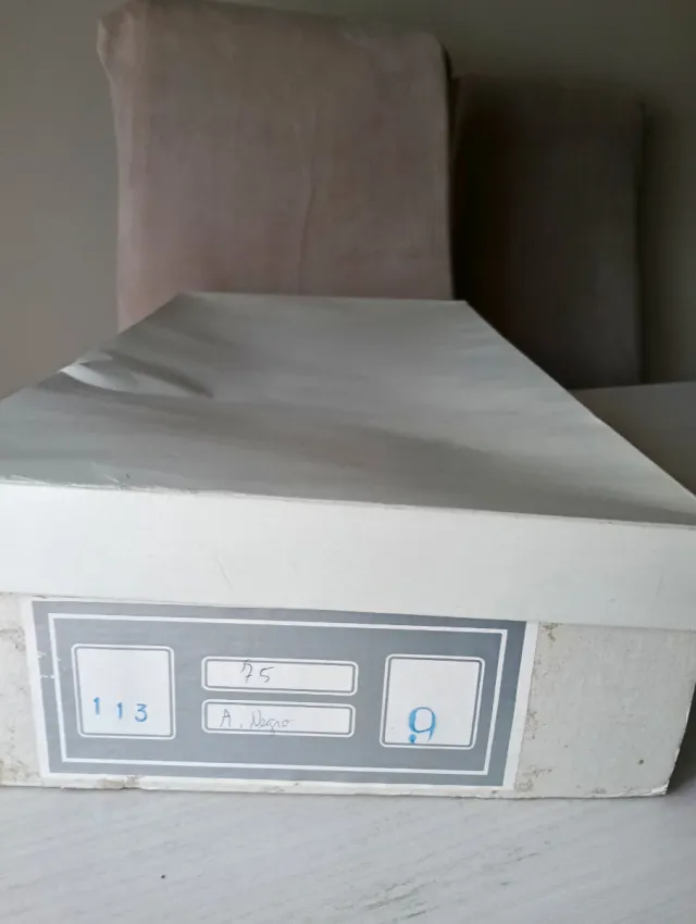 Botas altas piel mujer negras vintage Talla 39