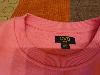 Sudadera niña rosa con mensaje