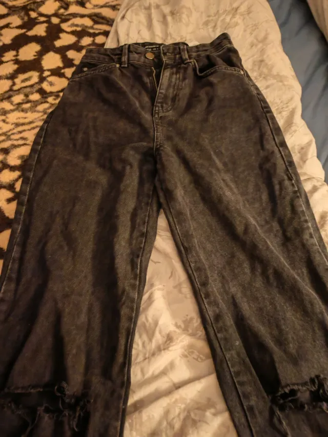 Pantalones vaqueros Stradivarius negros