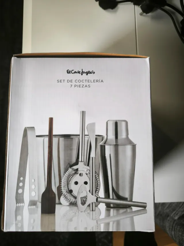 Set Coctelería El Corte Inglés 7 Piezas sin estren