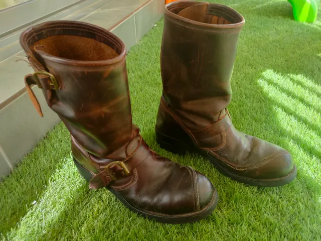 BOTAS SENDRA 44 CUSTOM ROCK VINTAGE BIKER OLD RARA