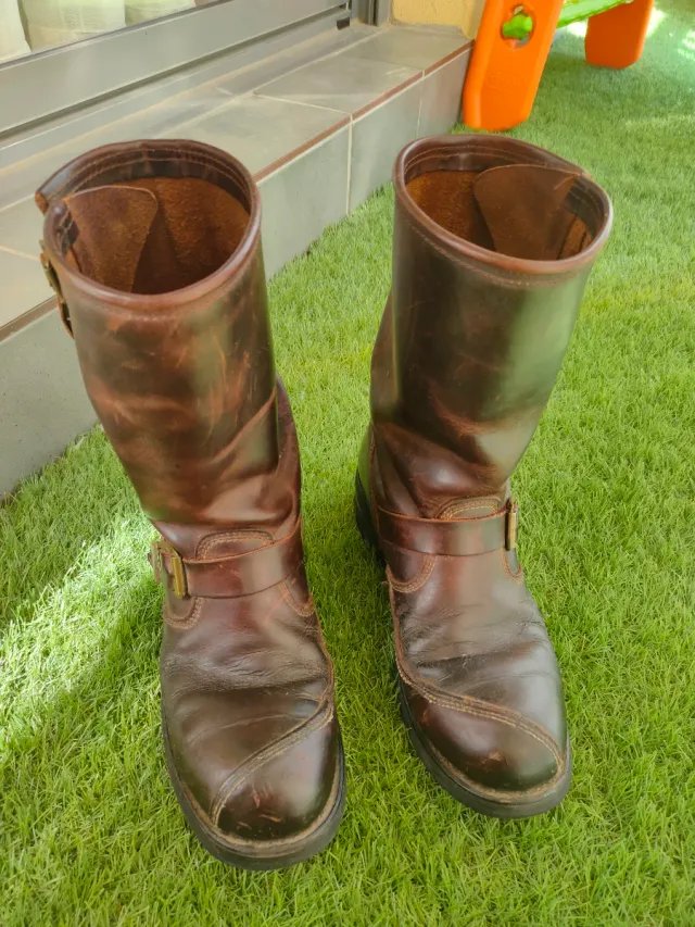 BOTAS SENDRA 44 CUSTOM ROCK VINTAGE BIKER OLD RARA