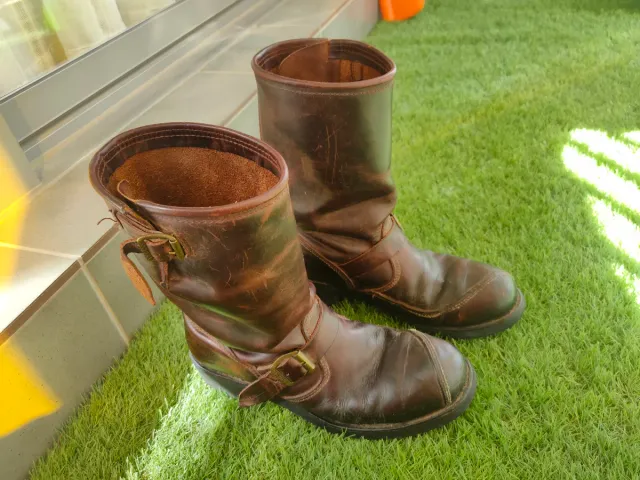 BOTAS SENDRA 44 CUSTOM ROCK VINTAGE BIKER OLD RARA