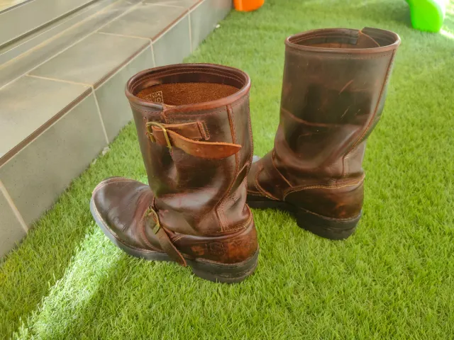 BOTAS SENDRA 44 CUSTOM ROCK VINTAGE BIKER OLD RARA