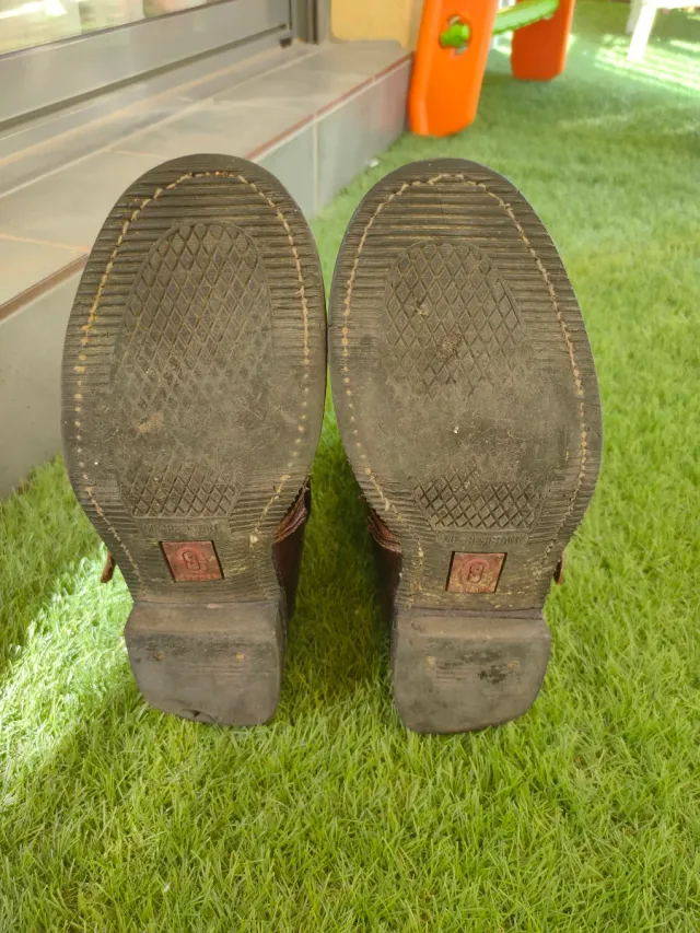 BOTAS SENDRA 44 CUSTOM ROCK VINTAGE BIKER OLD RARA