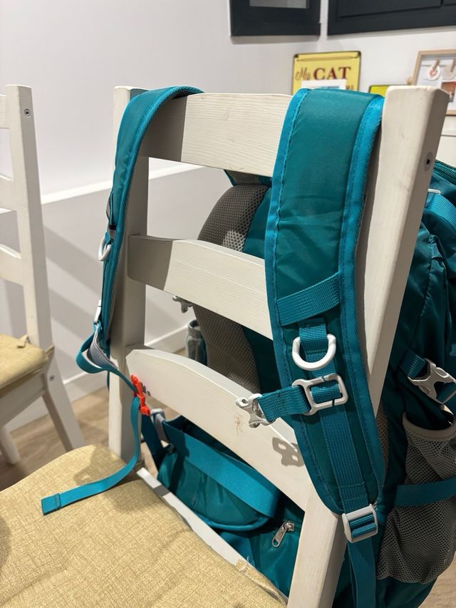 Mochila Trekking Homie 50L Verde/Azul