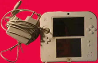 Nintendo 2DS Bianco Caricatore Incluso
