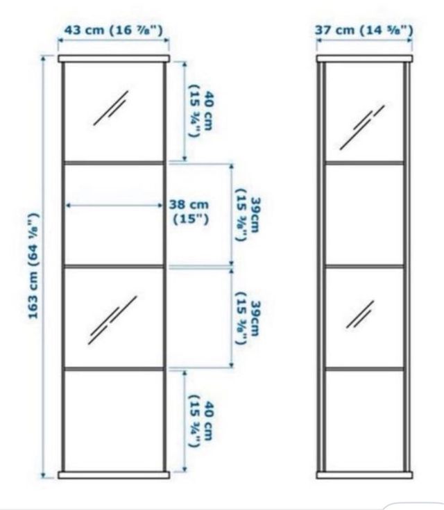VITRINA DE CRITAL 3 ESTANTES