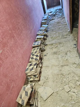 Baldosas hidráulicas suelo 70m2