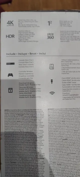 Xbox One S 1TB Blanca