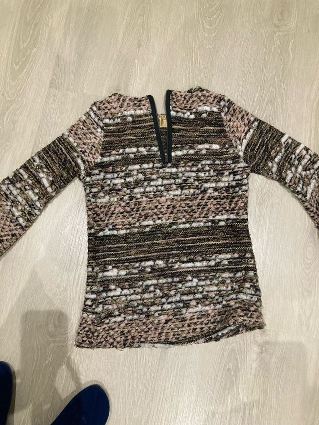 Jersey Zara Dorado y Rosa