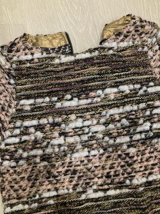 Jersey Zara Dorado y Rosa