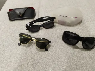 Se regalan Gafas de Sol Ray-Ban Negras y Doradas