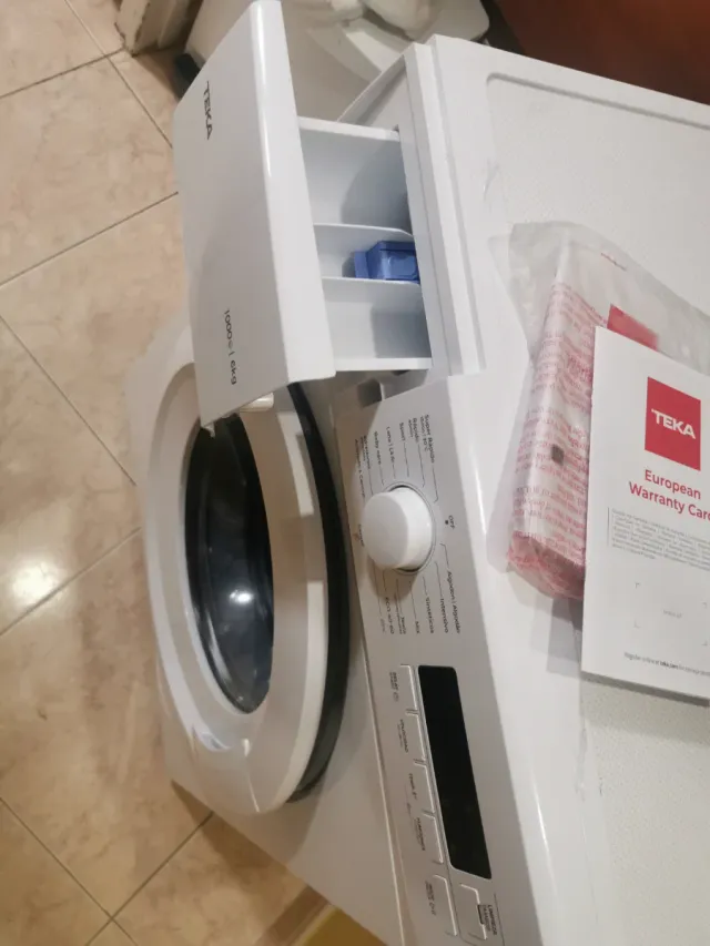 Lavadora Teka 1000 rpm - 6 kg nueva sin usar
