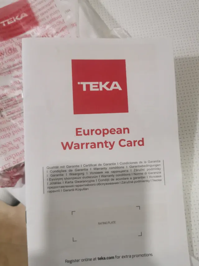 Lavadora Teka 1000 rpm - 6 kg nueva sin usar