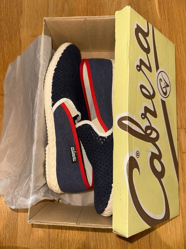 Zapatillas Cabrera Azul y Rojo