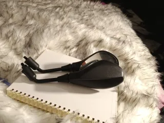 Espejos Retrovisores Moto Negro