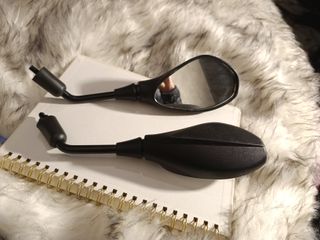 Espejos Retrovisores Moto Negro