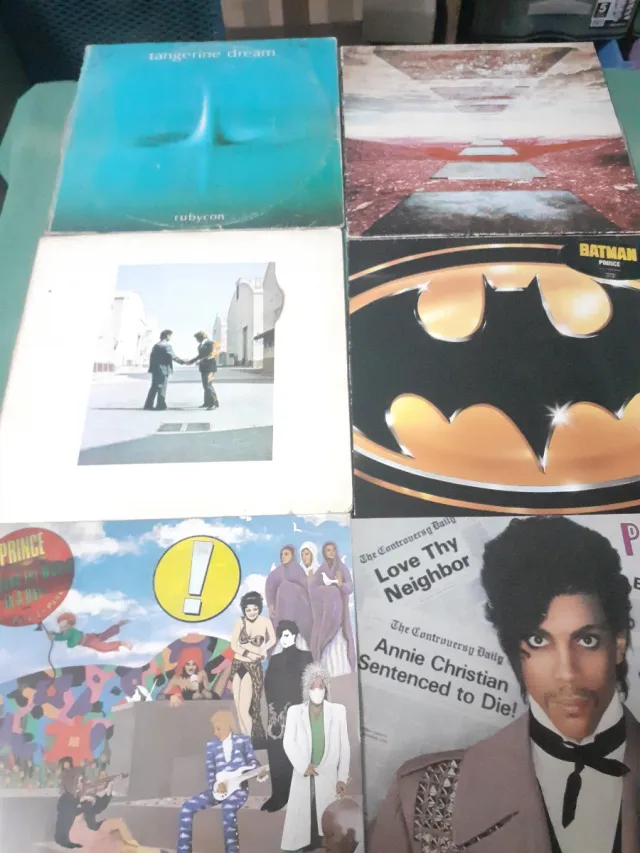 Lote Vinilos LP Tangerine Dream, Prince, Batman
