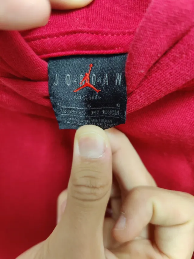 Sudadera Jordan Roja Junior