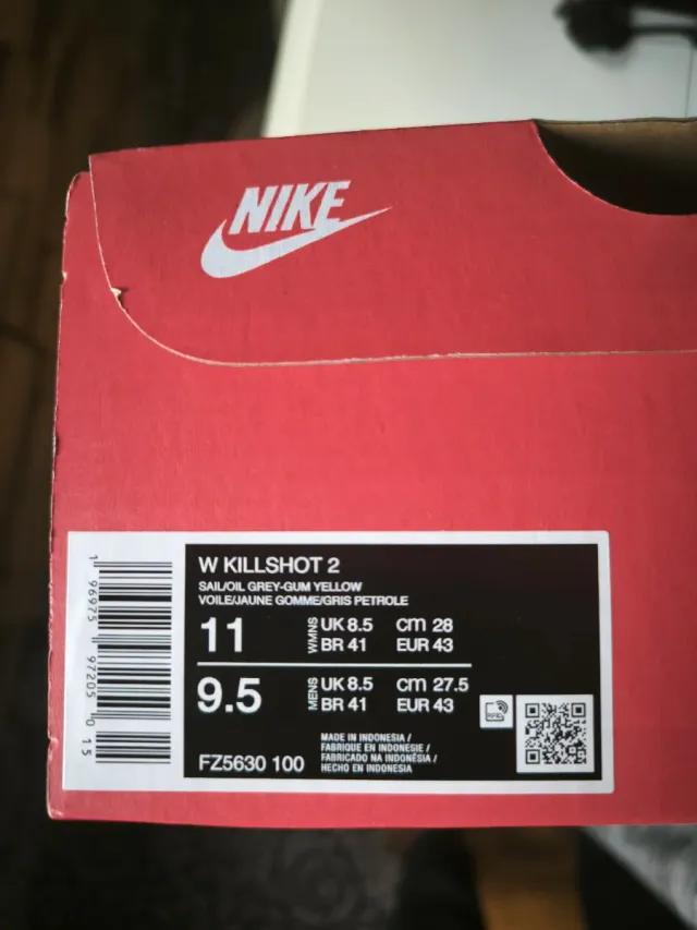 Zapatillas Nike Blancas y Negras killshot 2 hombre