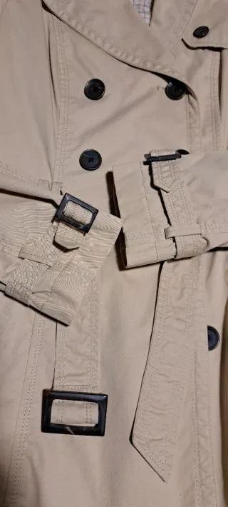 Gabardina Zara Mujer Beige