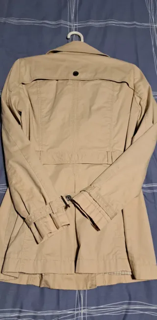 Gabardina Zara Mujer Beige