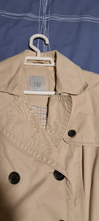 Gabardina Zara Mujer Beige