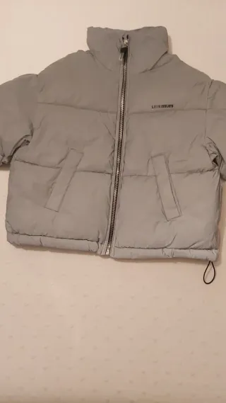 Plumón gris reflectante ajustable