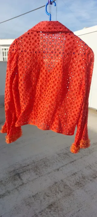 TRAJE FLAMENCA ,DOS PIEZAS.DOS BLUSAS COMBINABLES.