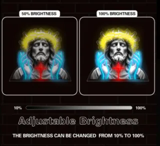 Lampada Neon LED "CRISTO" Croce