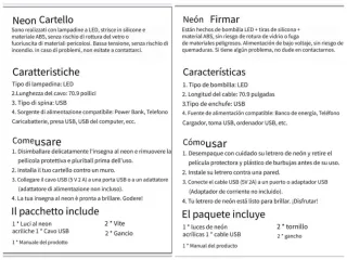 Lampada Neon LED "CRISTO" Croce