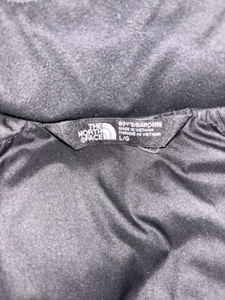 Chaleco The North Face Nuptse negro niños