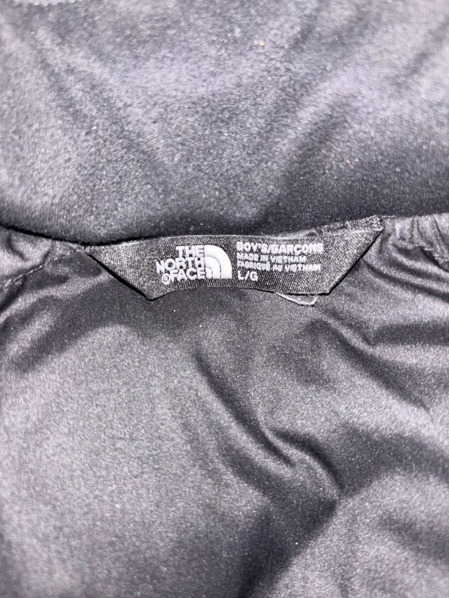 Chaleco The North Face Nuptse negro niños