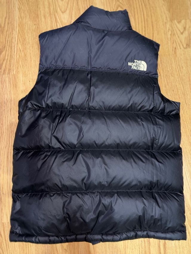 Chaleco The North Face Nuptse negro niños