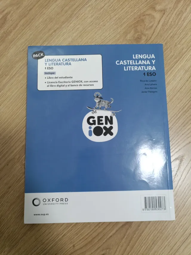 Lengua Castellana y Literatura 1º ESO. Libro de...