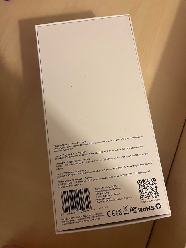 Calienta biberones portátil Izybaby digital NUEVO