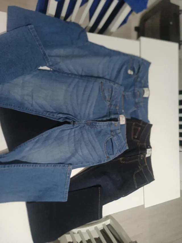 Pantalones vaqueros elásticos niño talla 13-14