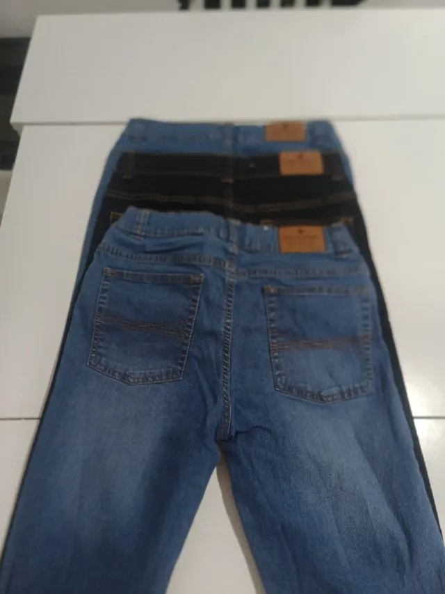 Pantalones vaqueros elásticos niño talla 13-14